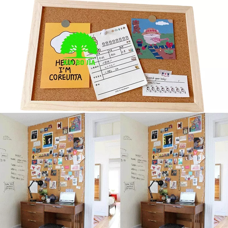 欣博佳软木照片墙 公告栏 留言板 装饰展示板